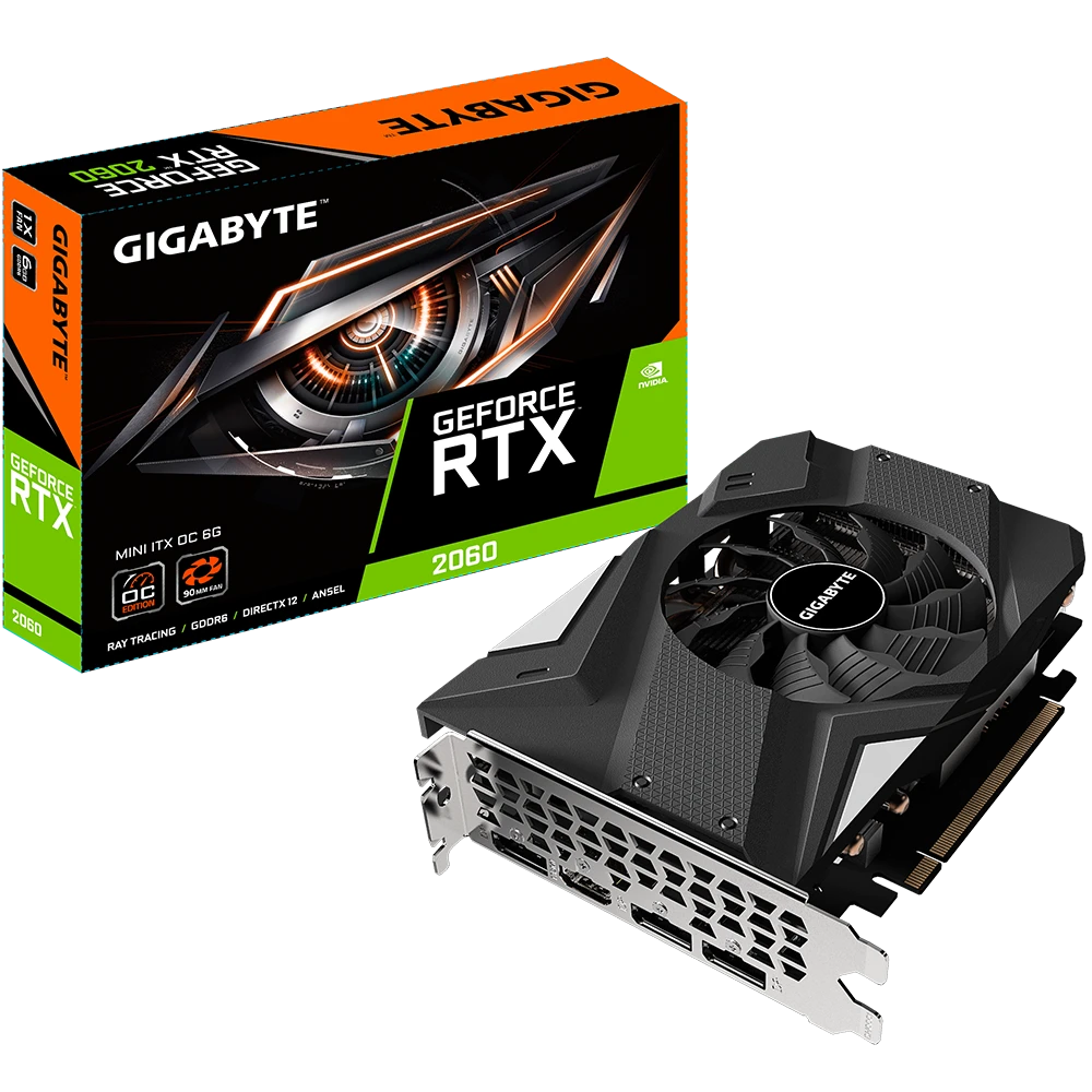 Gigabyte Geforce RTX 2060 MINI ITX OC 6G  (Rev. 2.0)